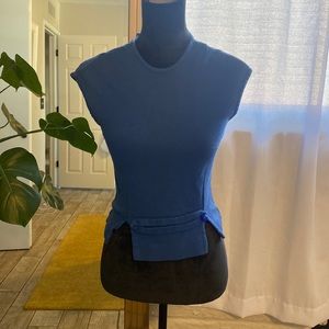 Blue short sleeve top